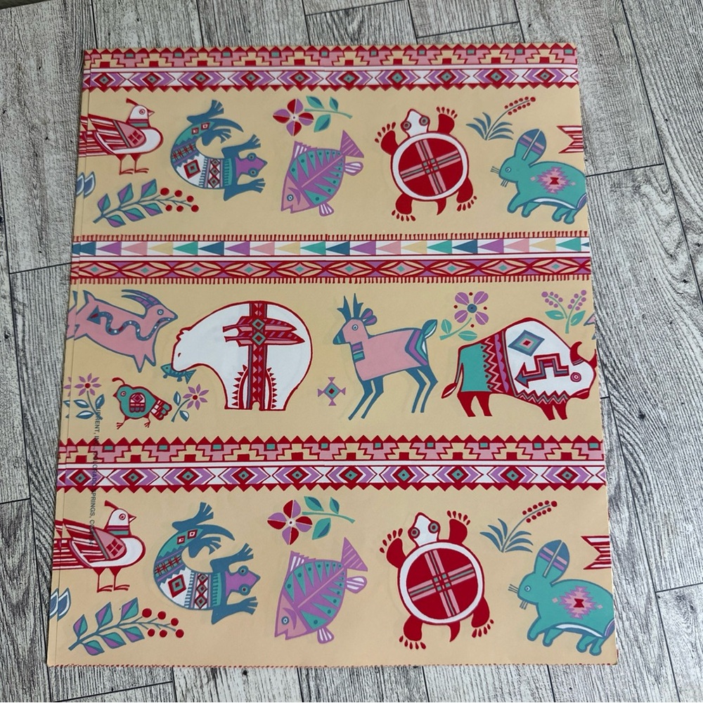 Vintage 90's Cleo Gift‎ Wrap Floral Apples Wrapping Paper All Occasion Lot of 9